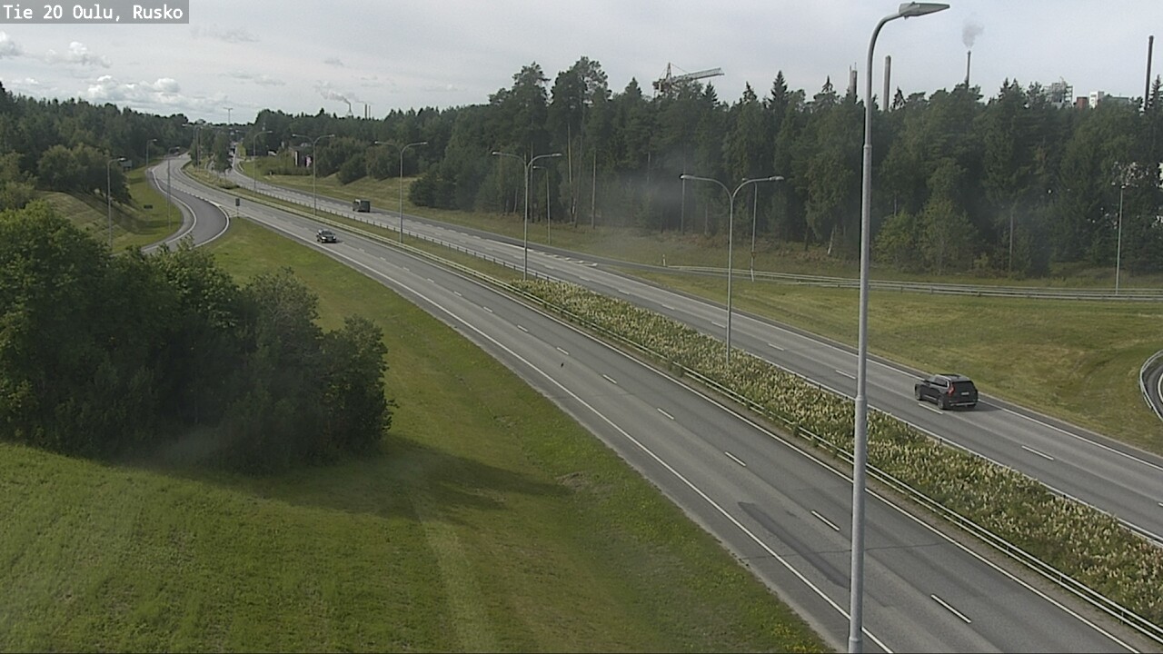 Weather Camera Image Road 20 Oulu, Rusko, Oulu, Pohjois-Pohjanmaa