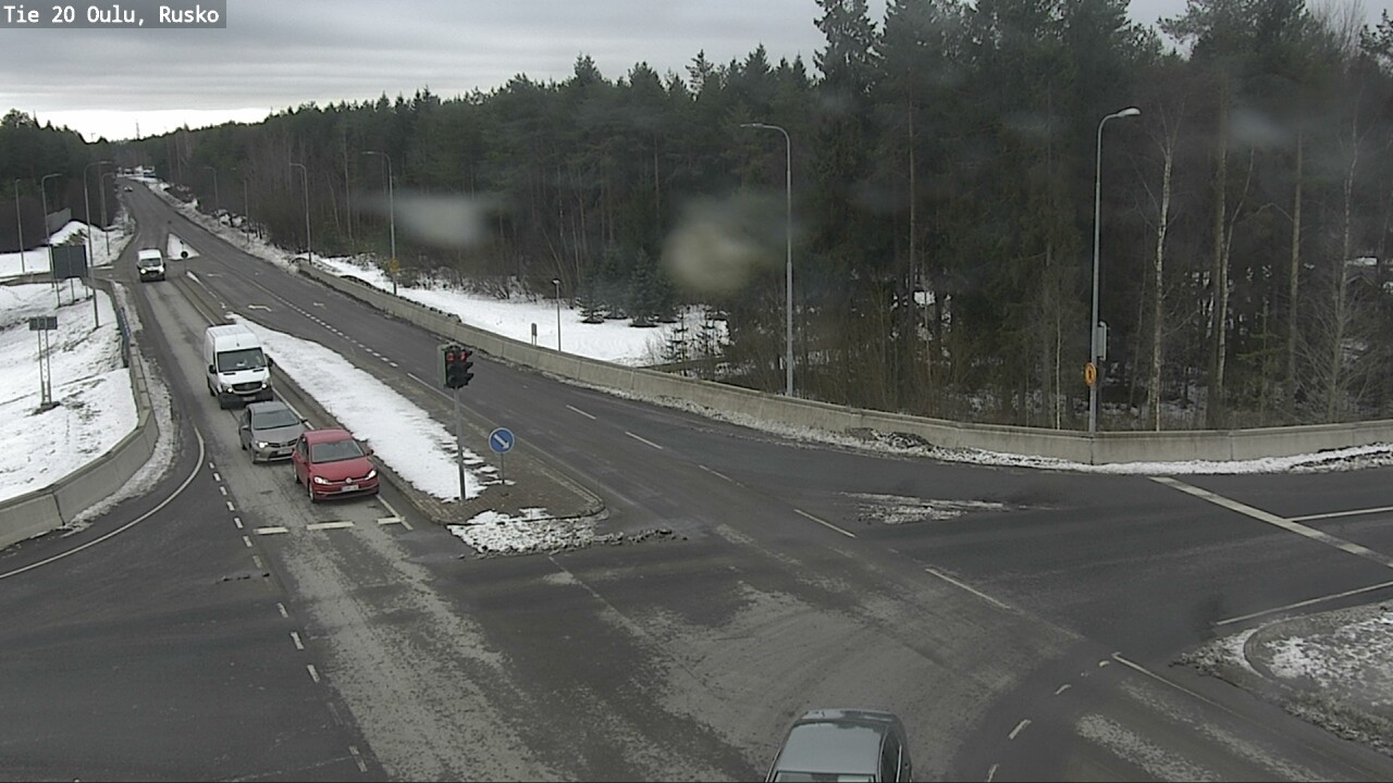 Weather Camera Image Road 20 Oulu, Rusko, Oulu, Pohjois-Pohjanmaa
