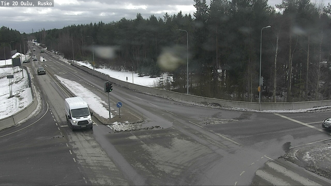 Weather Camera Image Road 20 Oulu, Rusko, Oulu, Pohjois-Pohjanmaa