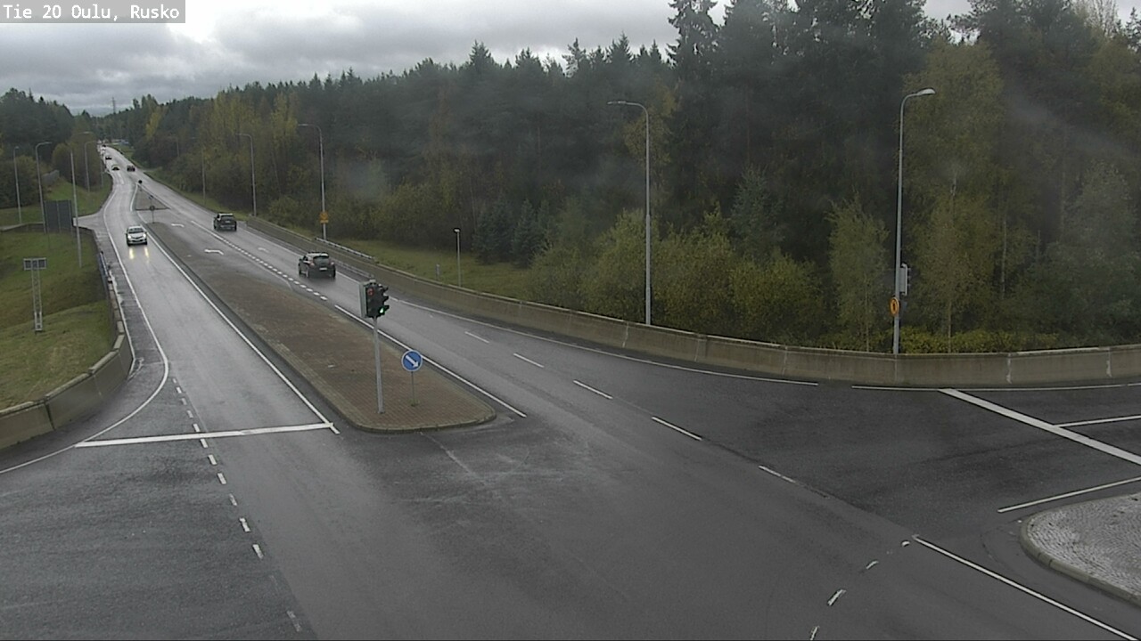 Weather Camera Image Väg 20 Uleåborg, Rusko, Oulu, Pohjois-Pohjanmaa