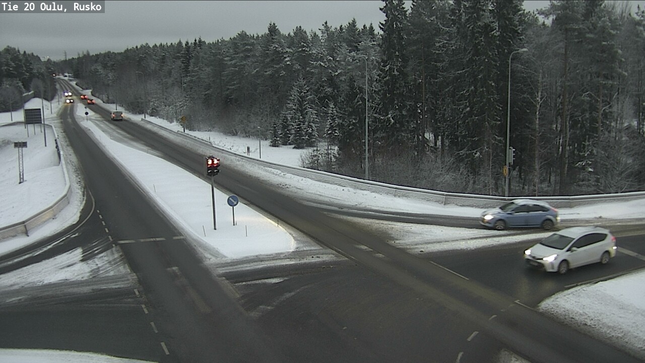 Weather Camera Image Road 20 Oulu, Rusko, Oulu, Pohjois-Pohjanmaa