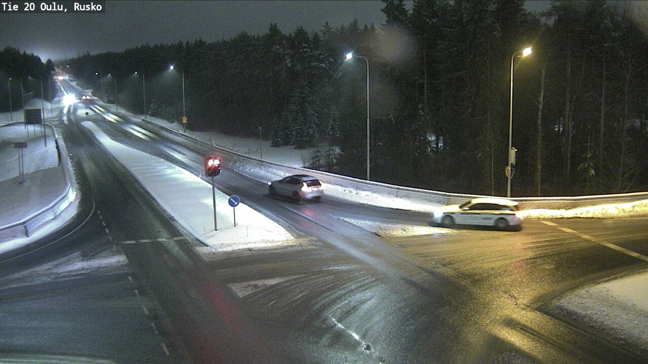 Weather Camera Image Road 20 Oulu, Rusko, Oulu, Pohjois-Pohjanmaa
