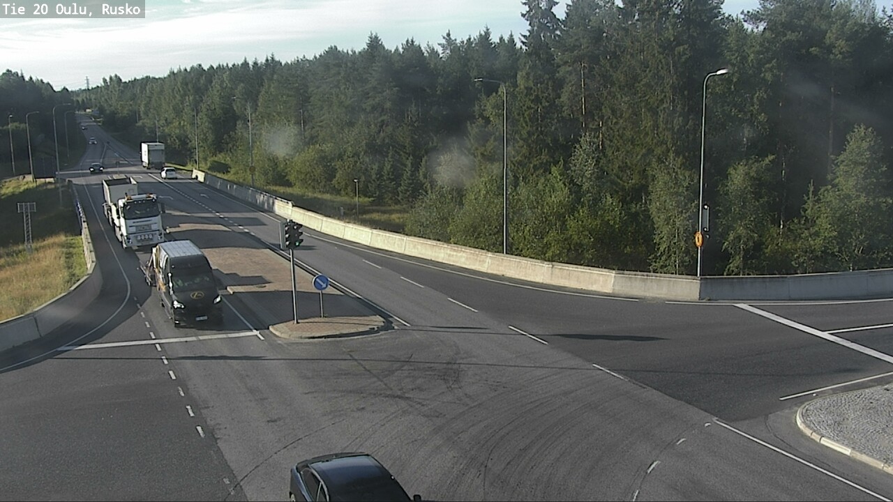 Weather Camera Image Road 20 Oulu, Rusko, Oulu, Pohjois-Pohjanmaa