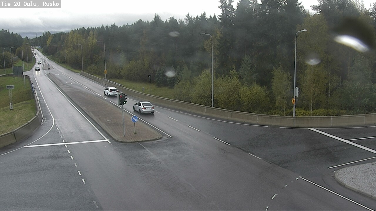 Weather Camera Image Väg 20 Uleåborg, Rusko, Oulu, Pohjois-Pohjanmaa