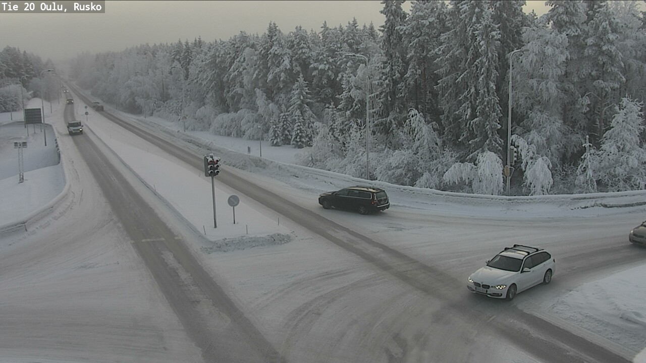 Weather Camera Image Road 20 Oulu, Rusko, Oulu, Pohjois-Pohjanmaa