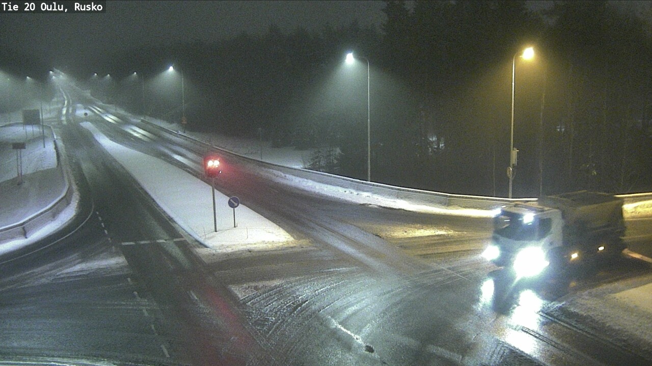 Weather Camera Image Road 20 Oulu, Rusko, Oulu, Pohjois-Pohjanmaa