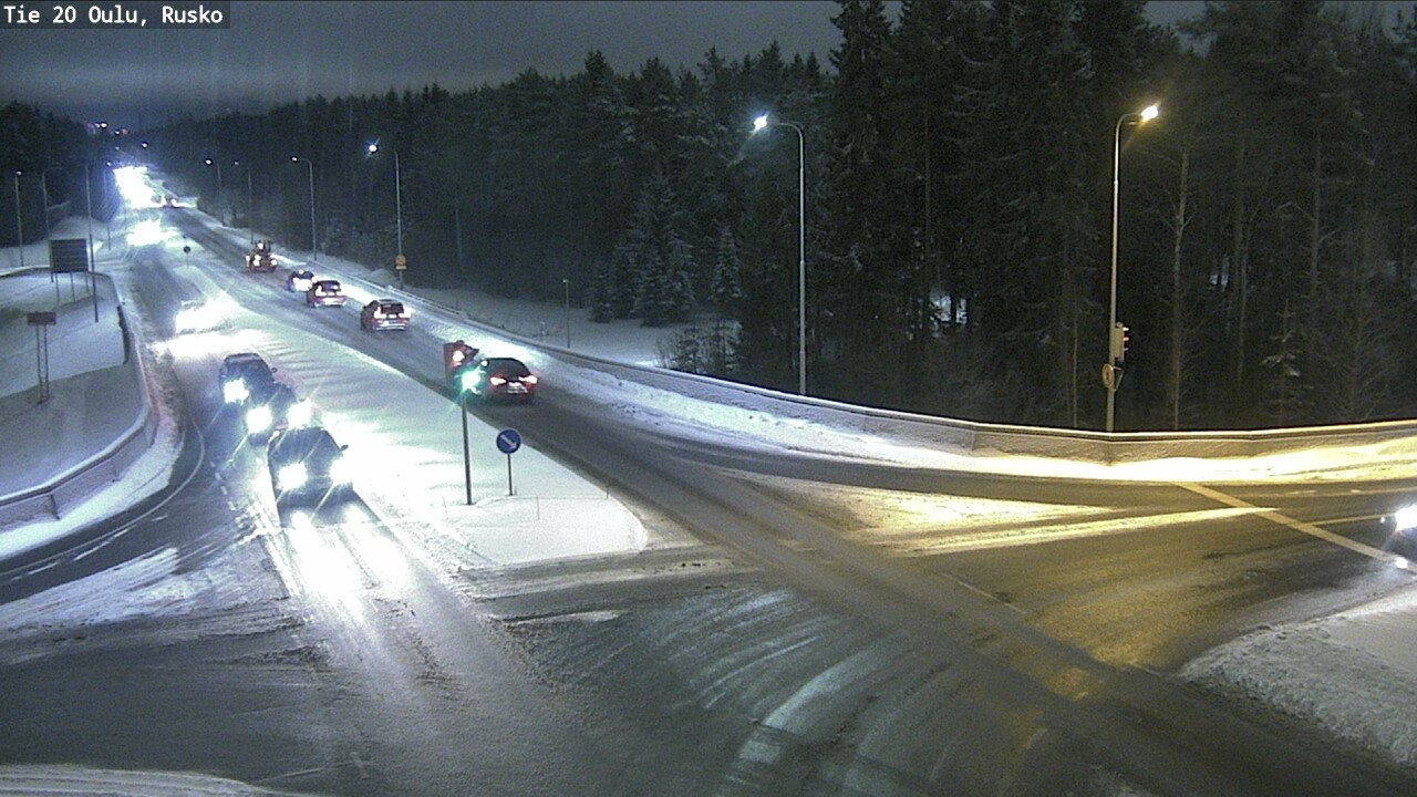 Weather Camera Image Road 20 Oulu, Rusko, Oulu, Pohjois-Pohjanmaa