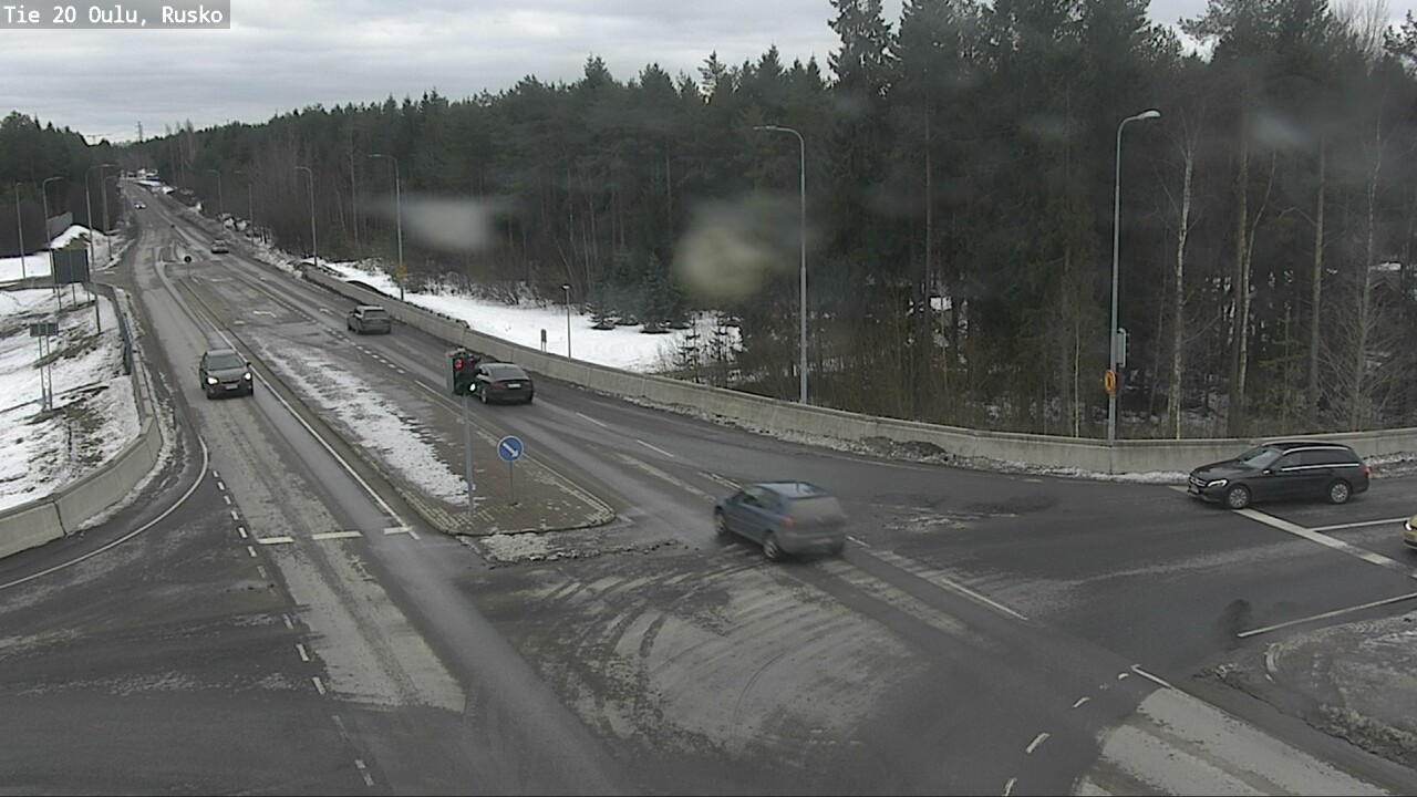 Weather Camera Image Väg 20 Uleåborg, Rusko, Oulu, Pohjois-Pohjanmaa