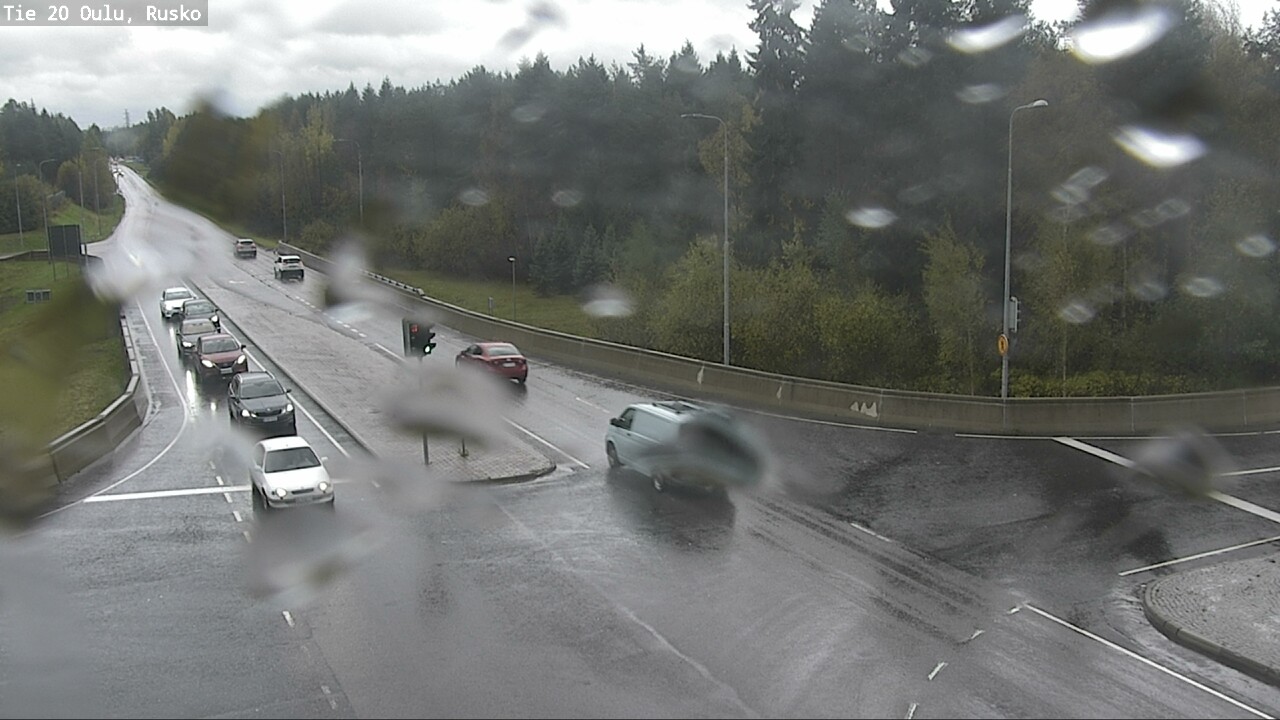 Weather Camera Image Väg 20 Uleåborg, Rusko, Oulu, Pohjois-Pohjanmaa