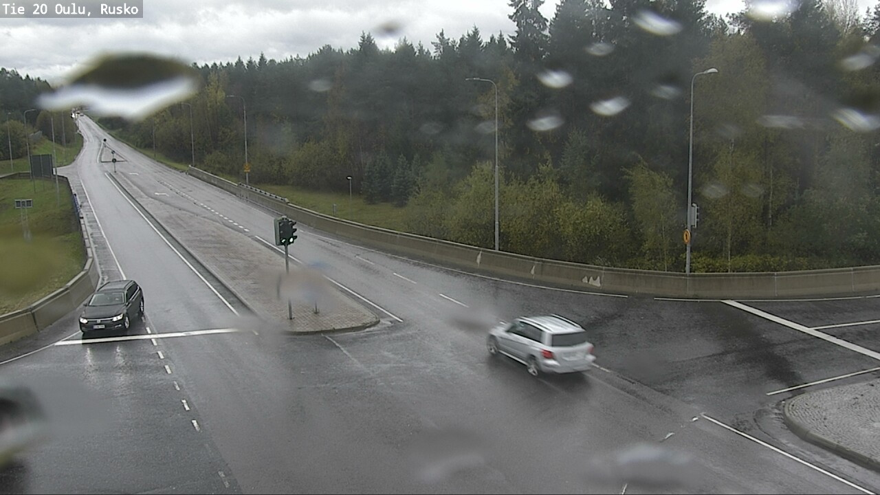 Weather Camera Image Väg 20 Uleåborg, Rusko, Oulu, Pohjois-Pohjanmaa