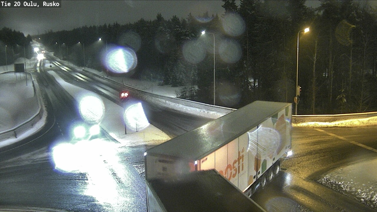Weather Camera Image Road 20 Oulu, Rusko, Oulu, Pohjois-Pohjanmaa