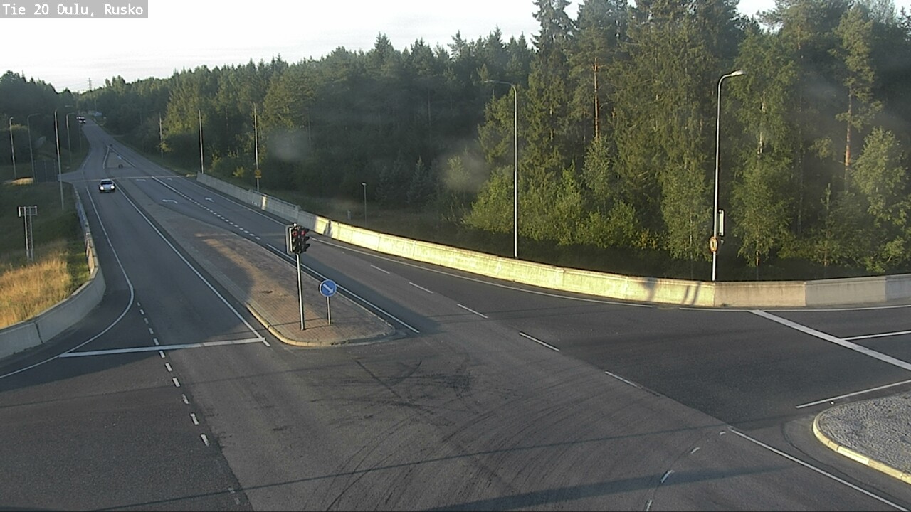Weather Camera Image Road 20 Oulu, Rusko, Oulu, Pohjois-Pohjanmaa