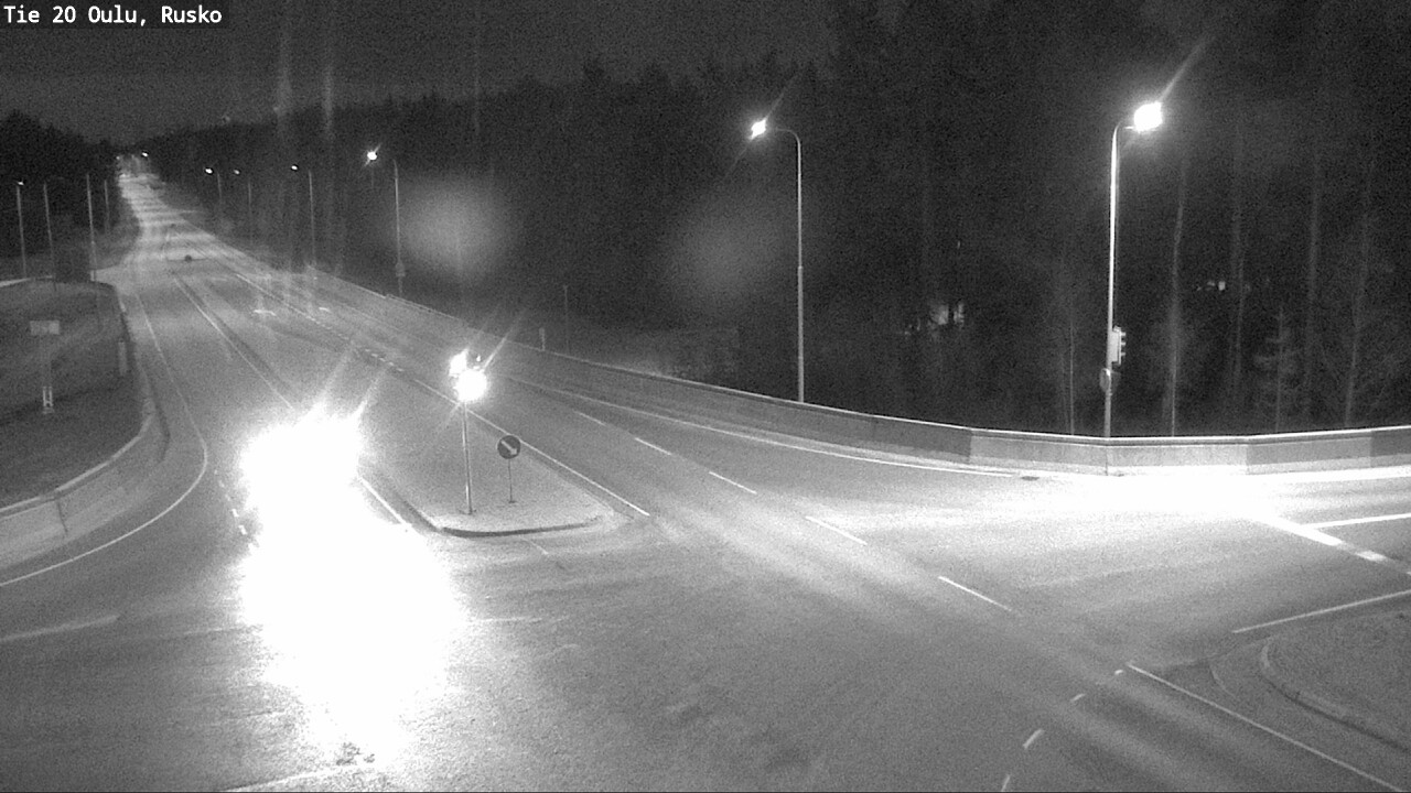 Weather Camera Image Road 20 Oulu, Rusko, Oulu, Pohjois-Pohjanmaa