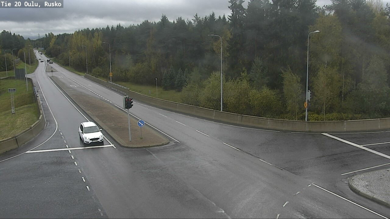 Weather Camera Image Väg 20 Uleåborg, Rusko, Oulu, Pohjois-Pohjanmaa
