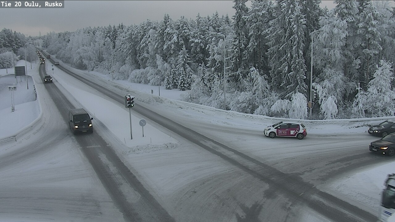 Weather Camera Image Road 20 Oulu, Rusko, Oulu, Pohjois-Pohjanmaa