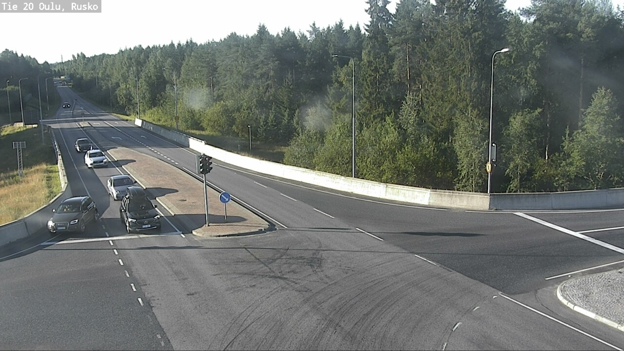 Weather Camera Image Road 20 Oulu, Rusko, Oulu, Pohjois-Pohjanmaa