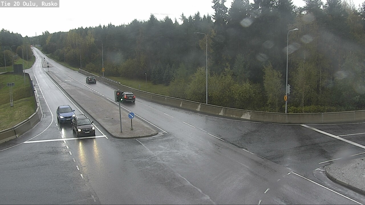 Weather Camera Image Väg 20 Uleåborg, Rusko, Oulu, Pohjois-Pohjanmaa