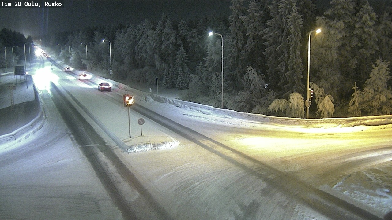 Weather Camera Image Road 20 Oulu, Rusko, Oulu, Pohjois-Pohjanmaa