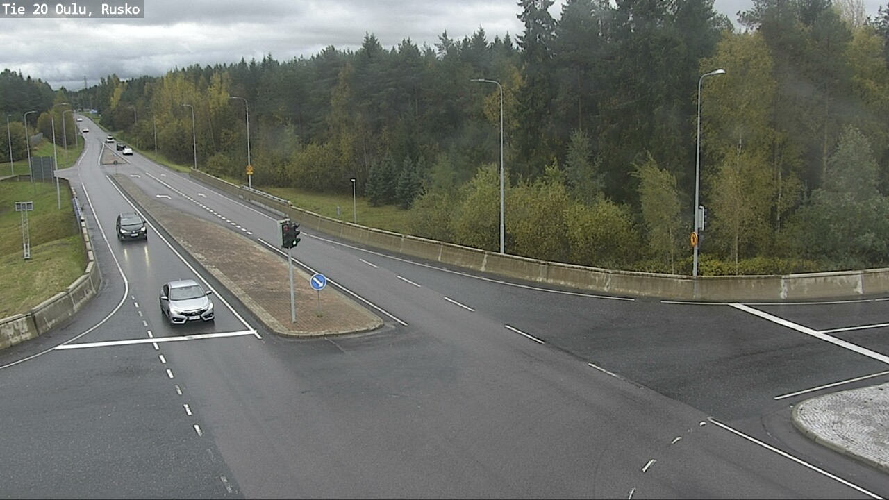 Weather Camera Image Väg 20 Uleåborg, Rusko, Oulu, Pohjois-Pohjanmaa