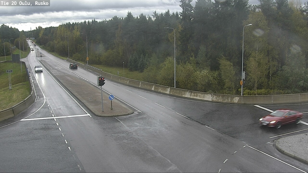 Weather Camera Image Väg 20 Uleåborg, Rusko, Oulu, Pohjois-Pohjanmaa