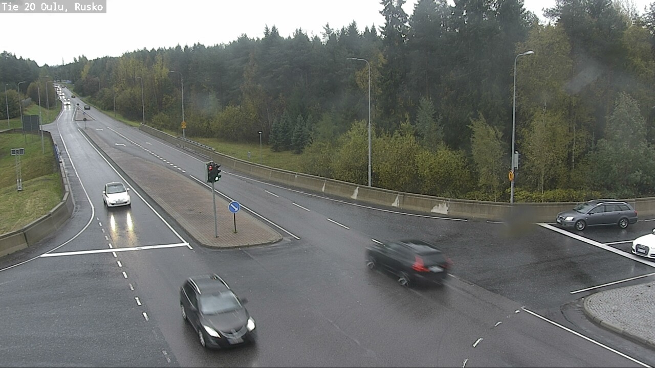 Weather Camera Image Väg 20 Uleåborg, Rusko, Oulu, Pohjois-Pohjanmaa