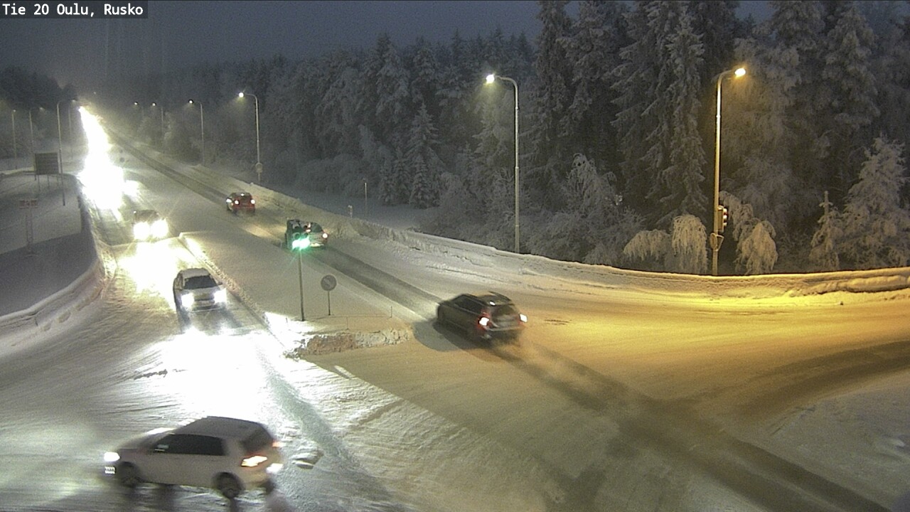Weather Camera Image Road 20 Oulu, Rusko, Oulu, Pohjois-Pohjanmaa