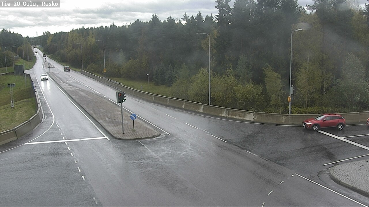 Weather Camera Image Väg 20 Uleåborg, Rusko, Oulu, Pohjois-Pohjanmaa