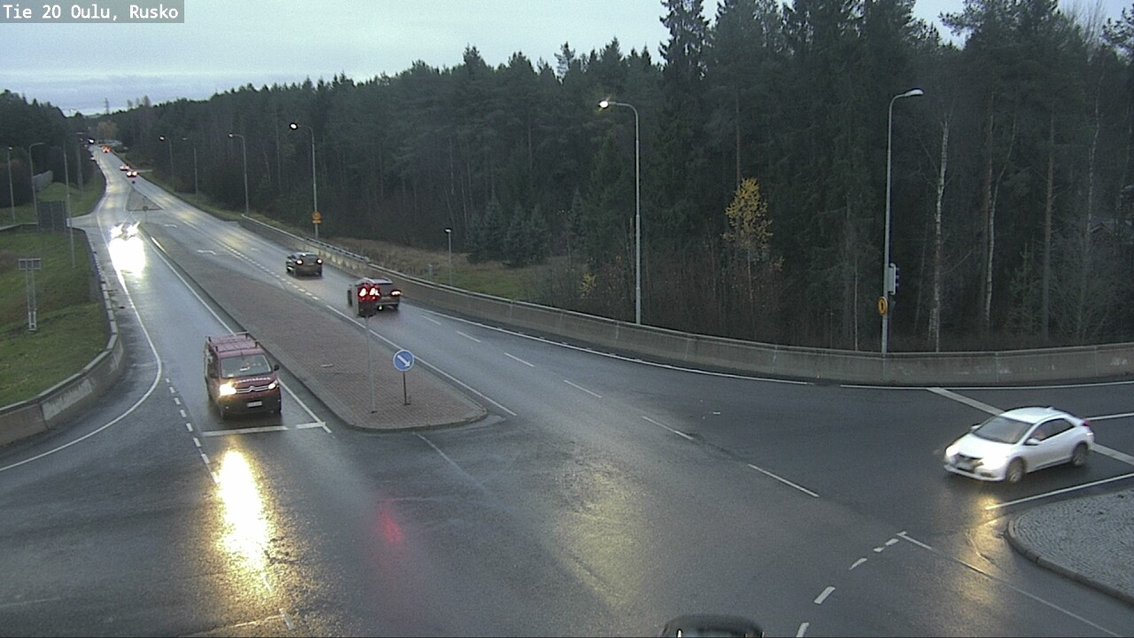 Weather Camera Image Väg 20 Uleåborg, Rusko, Oulu, Pohjois-Pohjanmaa
