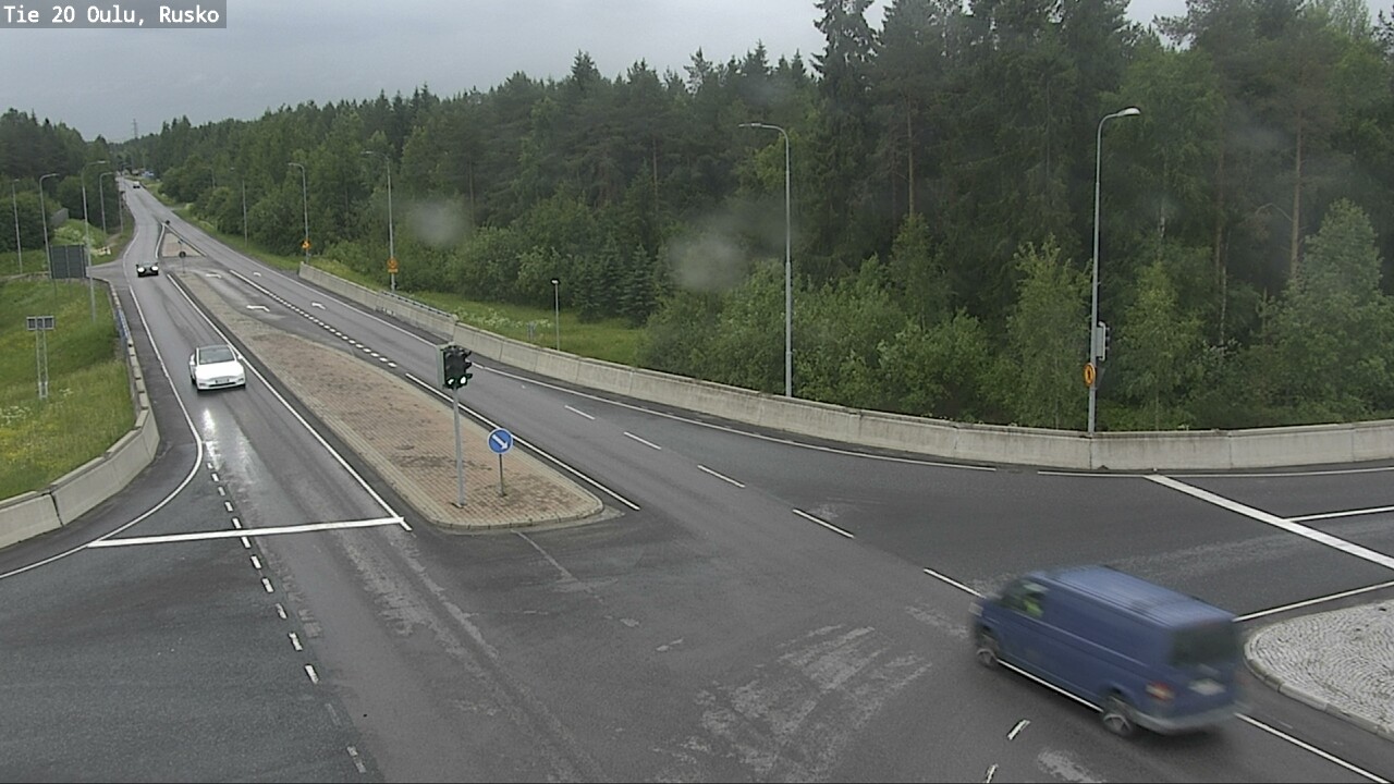 Weather Camera Image Road 20 Oulu, Rusko, Oulu, Pohjois-Pohjanmaa