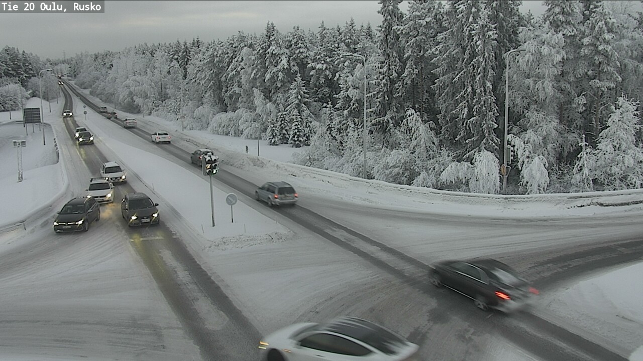 Weather Camera Image Road 20 Oulu, Rusko, Oulu, Pohjois-Pohjanmaa