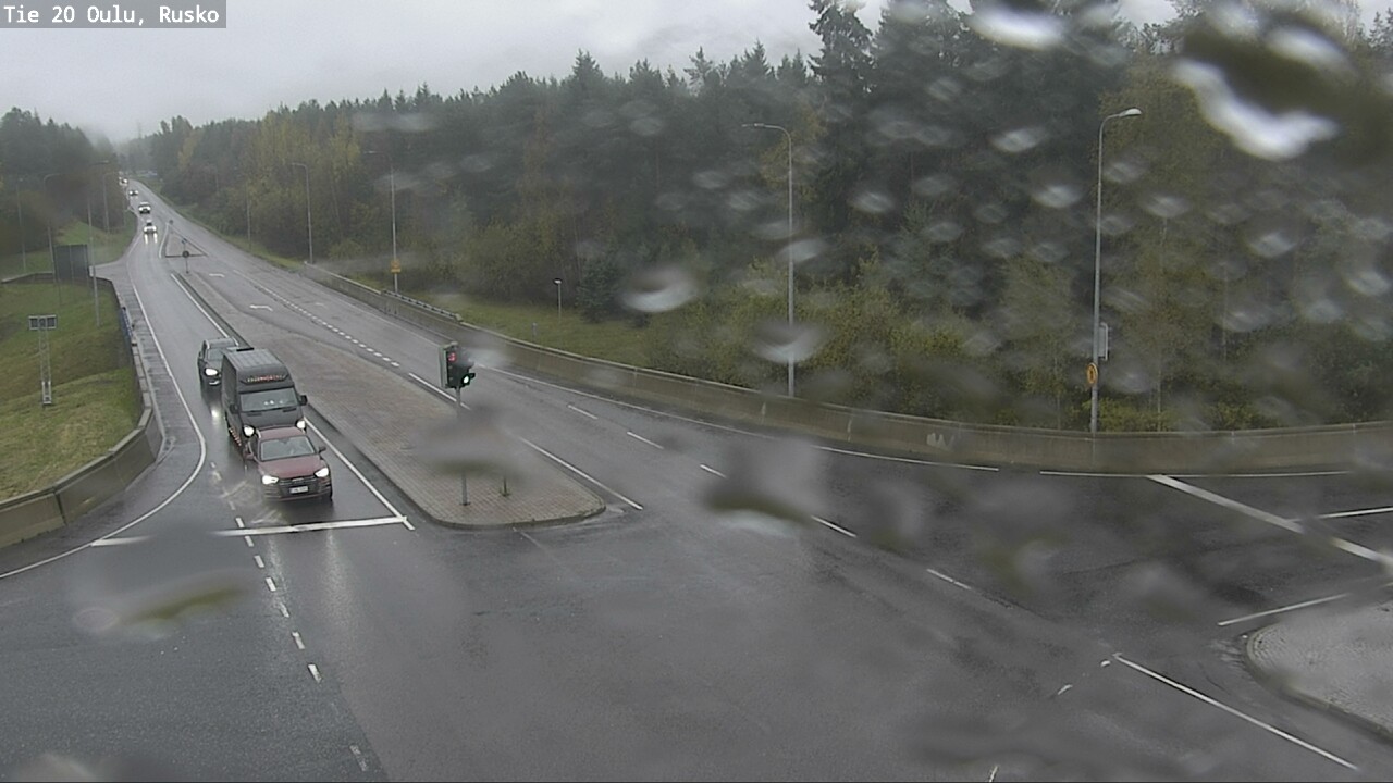 Weather Camera Image Väg 20 Uleåborg, Rusko, Oulu, Pohjois-Pohjanmaa