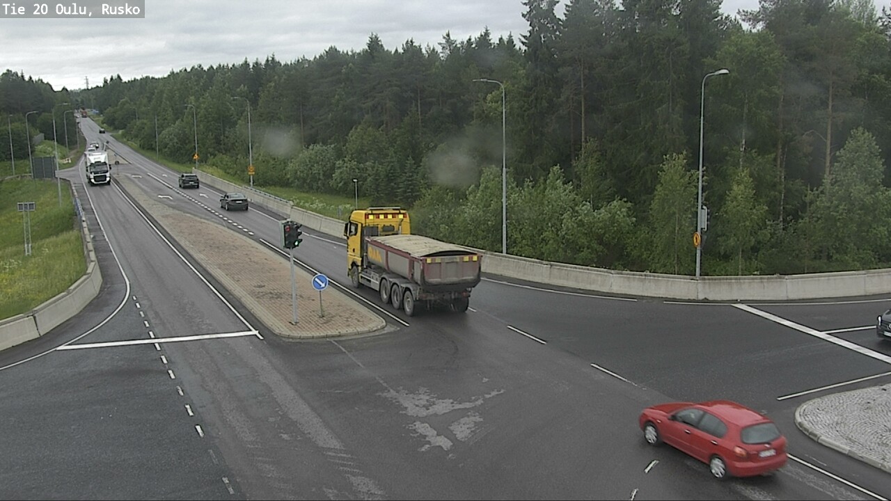 Weather Camera Image Väg 20 Uleåborg, Rusko, Oulu, Pohjois-Pohjanmaa