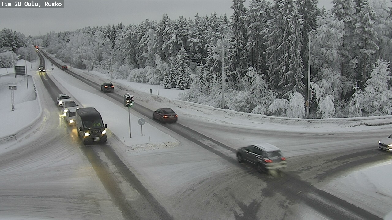 Weather Camera Image Road 20 Oulu, Rusko, Oulu, Pohjois-Pohjanmaa