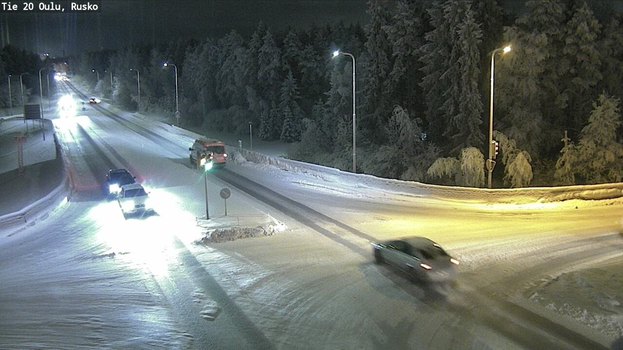 Weather Camera Image Road 20 Oulu, Rusko, Oulu, Pohjois-Pohjanmaa