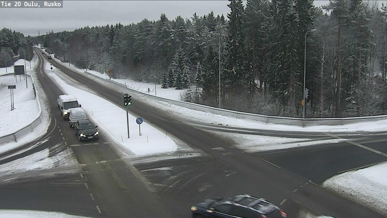 Weather Camera Image Road 20 Oulu, Rusko, Oulu, Pohjois-Pohjanmaa