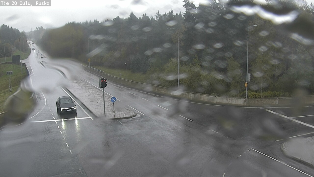 Weather Camera Image Väg 20 Uleåborg, Rusko, Oulu, Pohjois-Pohjanmaa