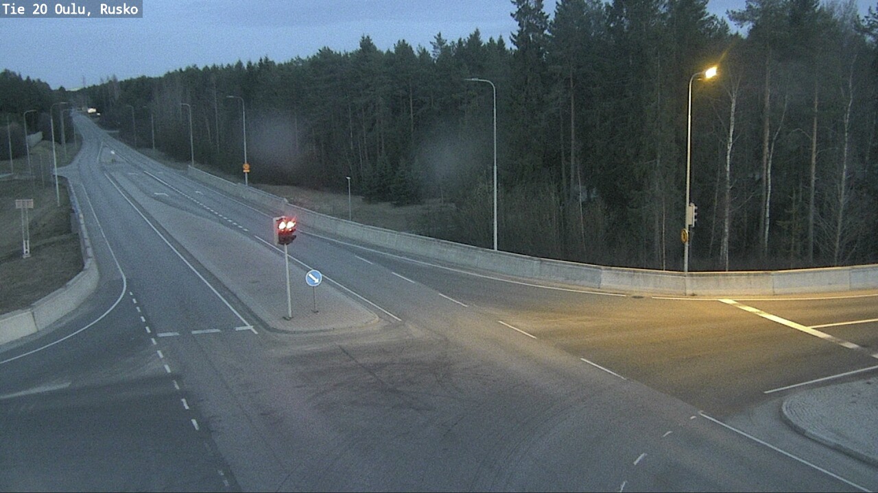 Weather Camera Image Road 20 Oulu, Rusko, Oulu, Pohjois-Pohjanmaa