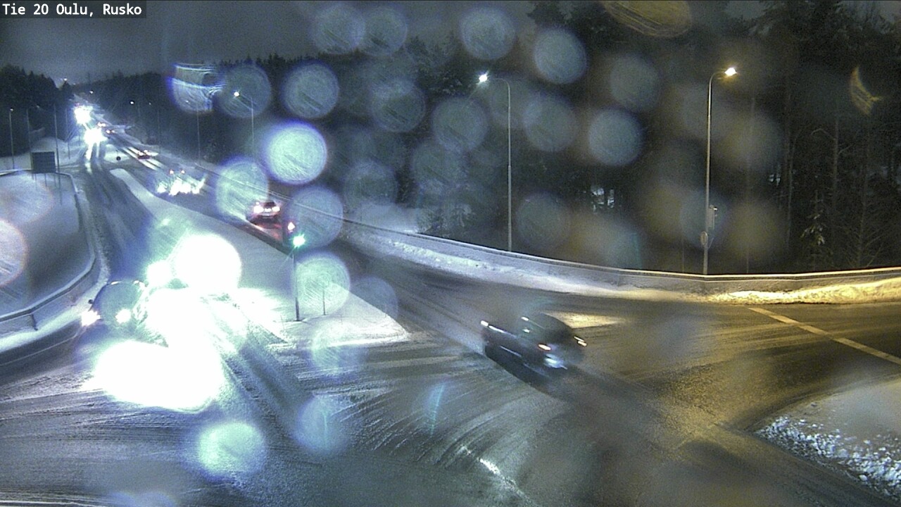 Weather Camera Image Road 20 Oulu, Rusko, Oulu, Pohjois-Pohjanmaa