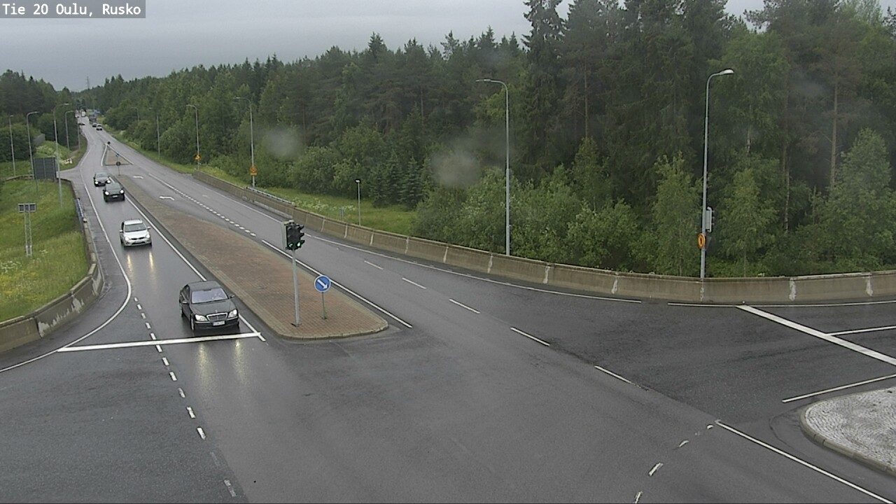 Weather Camera Image Road 20 Oulu, Rusko, Oulu, Pohjois-Pohjanmaa