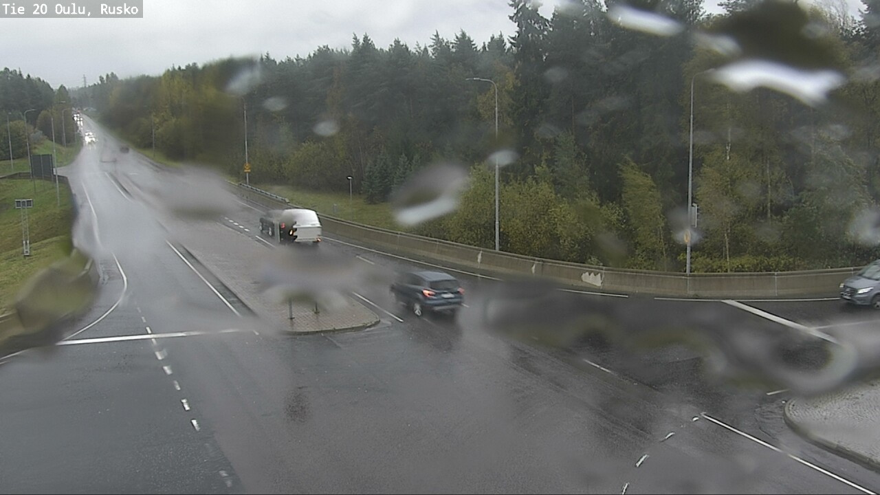 Weather Camera Image Väg 20 Uleåborg, Rusko, Oulu, Pohjois-Pohjanmaa