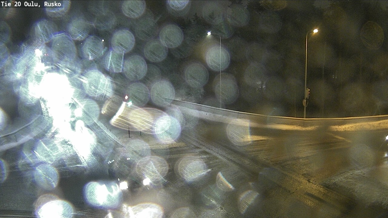 Weather Camera Image Road 20 Oulu, Rusko, Oulu, Pohjois-Pohjanmaa
