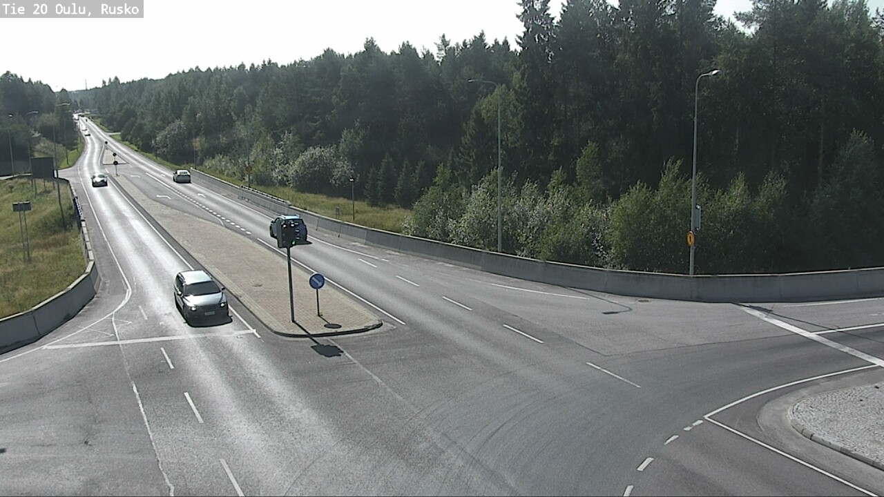 Weather Camera Image Väg 20 Uleåborg, Rusko, Oulu, Pohjois-Pohjanmaa