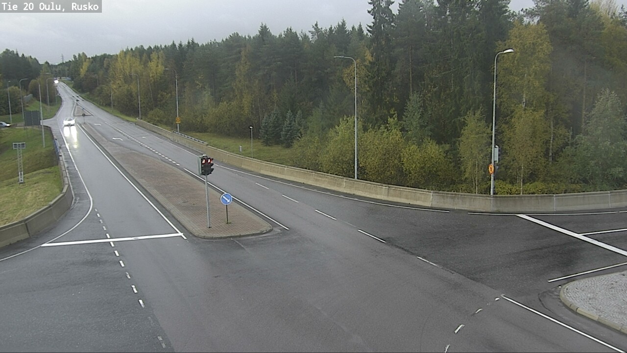 Weather Camera Image Väg 20 Uleåborg, Rusko, Oulu, Pohjois-Pohjanmaa
