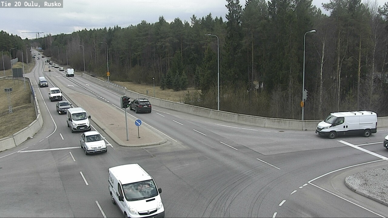 Weather Camera Image Road 20 Oulu, Rusko, Oulu, Pohjois-Pohjanmaa