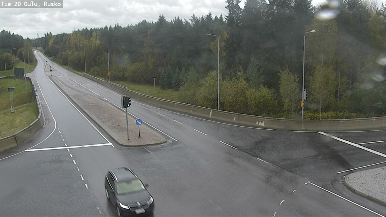 Weather Camera Image Väg 20 Uleåborg, Rusko, Oulu, Pohjois-Pohjanmaa