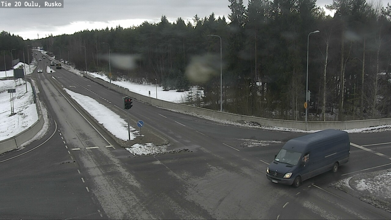 Weather Camera Image Road 20 Oulu, Rusko, Oulu, Pohjois-Pohjanmaa