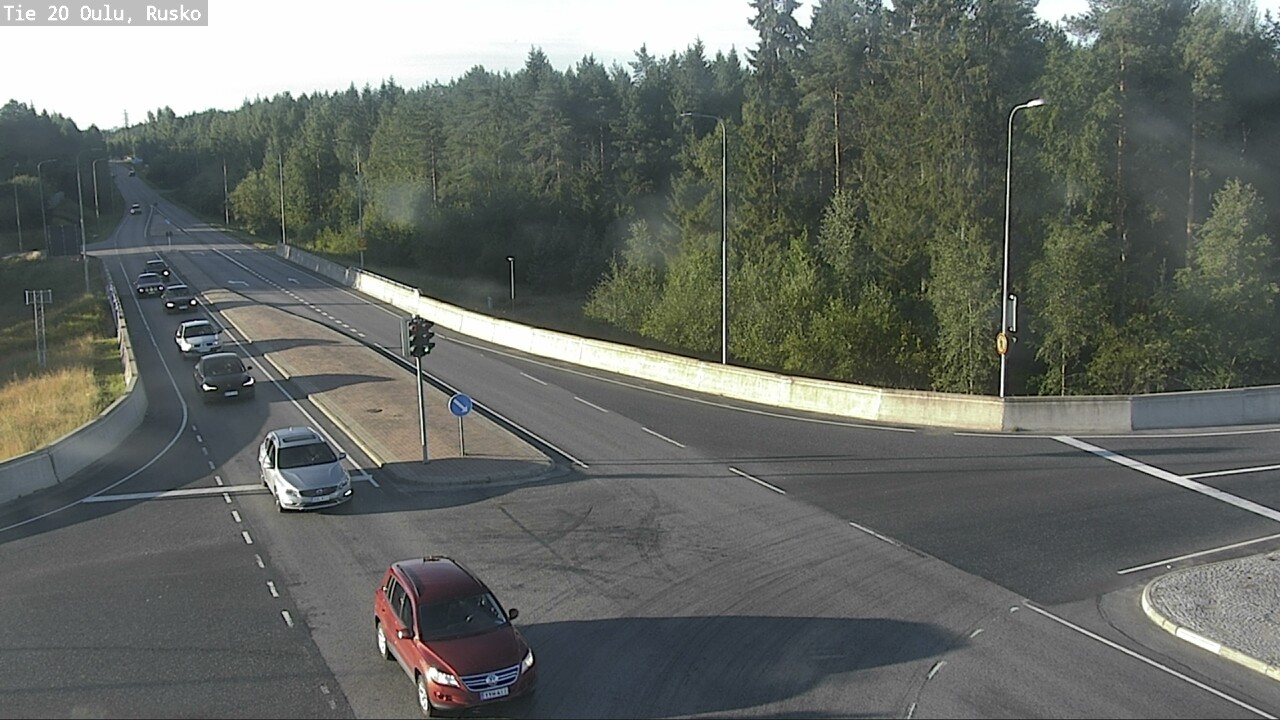 Weather Camera Image Road 20 Oulu, Rusko, Oulu, Pohjois-Pohjanmaa