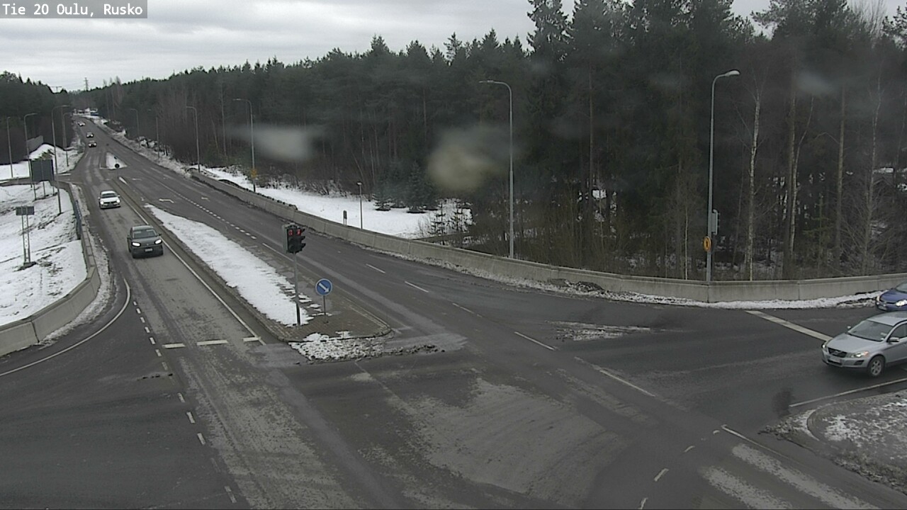 Weather Camera Image Road 20 Oulu, Rusko, Oulu, Pohjois-Pohjanmaa