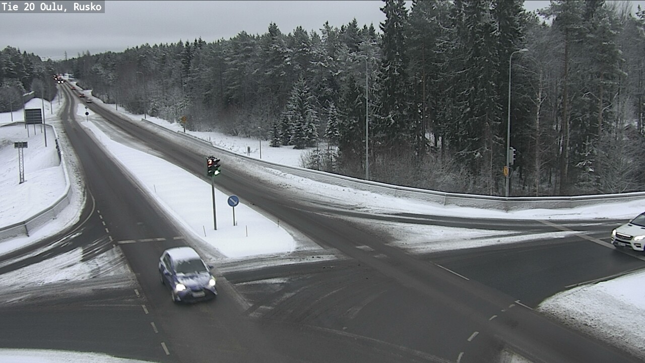 Weather Camera Image Road 20 Oulu, Rusko, Oulu, Pohjois-Pohjanmaa