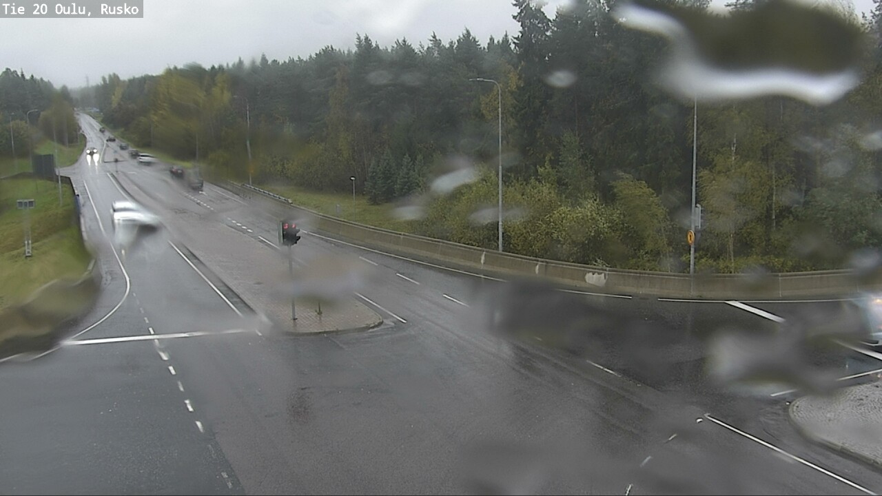 Weather Camera Image Väg 20 Uleåborg, Rusko, Oulu, Pohjois-Pohjanmaa